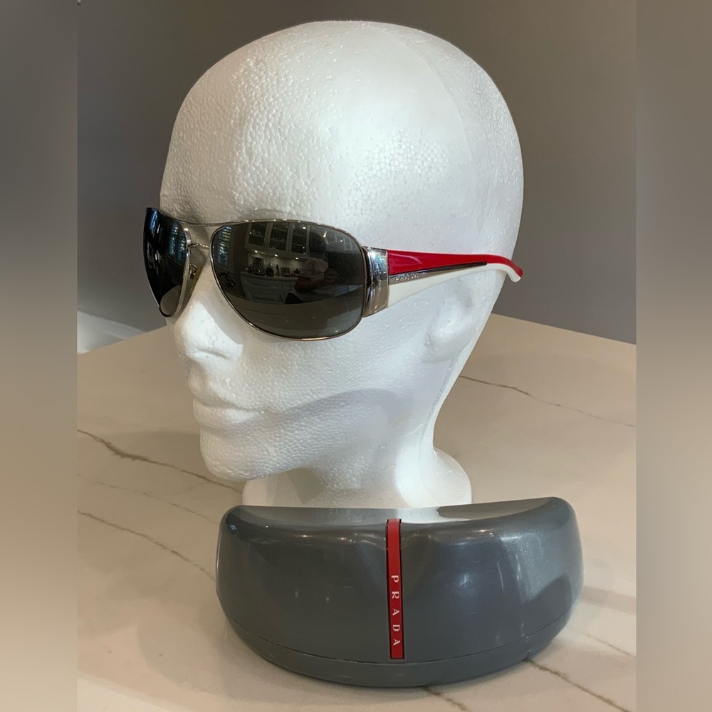 PRADA Linea Rossa Aviator Sunglasses